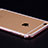 Housse Contour Luxe Aluminum Metal pour Apple iPhone 6 Plus Or Rose Petit