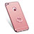 Housse Contour Luxe Metal et Plastique avec Support Bague Anneau A01 pour Apple iPhone 6 Or Rose Petit