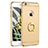 Housse Contour Luxe Metal et Plastique avec Support Bague Anneau pour Apple iPhone 6 Plus Or