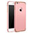 Housse Contour Luxe Metal et Plastique M02 pour Apple iPhone 6 Or Rose