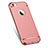 Housse Contour Luxe Metal et Plastique pour Apple iPhone SE Or Rose Petit