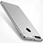 Housse Contour Luxe Metal et Plastique pour Huawei Honor 8 Pro Argent