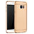 Housse Contour Luxe Metal et Plastique pour Samsung Galaxy S7 Edge G935F Or Petit