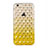 Housse Luxe Strass Bling Diamant Transparente Degrade pour Apple iPhone 6 Jaune