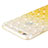 Housse Luxe Strass Bling Diamant Transparente Degrade pour Apple iPhone 6S Plus Jaune Petit