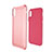 Housse Plastique et Silicone Mailles Filet pour Apple iPhone Xs Max Rose Petit