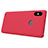 Housse Plastique Rigide Mailles Filet pour Xiaomi Redmi Note 5 Pro Rouge Petit