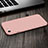 Housse Plastique Rigide Mat et Support Bague Anneau pour Apple iPhone 7 Rose Petit