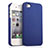 Housse Plastique Rigide Mat pour Apple iPhone 4S Bleu