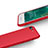 Housse Plastique Rigide Mat pour Apple iPhone 7 Plus Rouge Petit