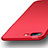 Housse Plastique Rigide Mat pour Apple iPhone 7 Plus Rouge Petit