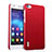 Housse Plastique Rigide Mat pour Huawei Honor 6 Rouge