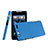 Housse Plastique Rigide Mat pour Motorola Razr XT910 Bleu