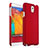 Housse Plastique Rigide Mat pour Samsung Galaxy Note 3 N9000 Rouge