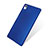 Housse Plastique Rigide Mat pour Sony Xperia Z5 Bleu