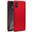 Housse Plastique Rigide Mat pour Xiaomi Mi 8 Screen Fingerprint Edition Rouge