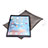 Housse Pochette Velour pour Apple iPad 2 Gris Petit