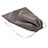 Housse Pochette Velour pour Samsung Galaxy Tab 3 7.0 P3200 T210 T215 T211 Gris Petit