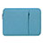 Housse Pochette Velour Tissu L04 pour Huawei Honor MagicBook 15 Bleu Ciel