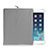 Housse Pochette Velour Tissu pour Amazon Kindle 6 inch Gris Petit