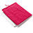 Housse Pochette Velour Tissu pour Amazon Kindle Oasis 7 inch Rose Rouge Petit