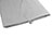 Housse Pochette Velour Tissu pour Apple iPad 4 Blanc Petit