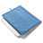 Housse Pochette Velour Tissu pour Apple iPad 4 Bleu Ciel Petit