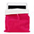 Housse Pochette Velour Tissu pour Apple iPad Air Rose Rouge