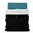 Housse Pochette Velour Tissu pour Apple iPad Mini Noir Petit