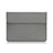 Housse Pochette Velour Tissu pour Huawei Honor MagicBook 15 Gris