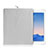 Housse Pochette Velour Tissu pour Huawei MediaPad T5 10.1 AGS2-W09 Blanc