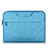 Housse Pochette Velour Tissu S03 pour Huawei Matebook X Pro (2020) 13.9 Bleu Ciel