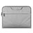 Housse Pochette Velour Tissu S03 pour Huawei Matebook X Pro (2020) 13.9 Gris