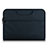 Housse Pochette Velour Tissu S03 pour Huawei Matebook X Pro (2020) 13.9 Noir