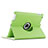 Housse Portefeuille Cuir Rotatif pour Apple iPad 2 Vert Petit