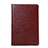 Housse Portefeuille Cuir Rotatif pour Apple iPad Mini 4 Marron Petit