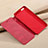 Housse Portefeuille Livre Cuir L01 pour Apple iPhone 6 Plus Rouge Petit