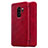 Housse Portefeuille Livre Cuir L01 pour Samsung Galaxy S9 Plus Rouge Petit