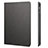 Housse Portefeuille Livre Cuir L02 pour Apple iPad 3 Noir Petit