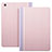 Housse Portefeuille Livre Cuir L03 pour Apple iPad Mini Rose Petit