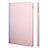 Housse Portefeuille Livre Cuir L03 pour Apple iPad Mini Rose Petit