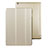 Housse Portefeuille Livre Cuir pour Apple iPad Air Or