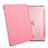 Housse Portefeuille Livre Cuir pour Apple iPad Air Rose Petit