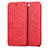 Housse Portefeuille Livre Cuir pour Apple iPhone 7 Rouge