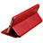 Housse Portefeuille Livre Cuir pour Apple iPhone 7 Rouge Petit