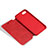 Housse Portefeuille Livre Cuir pour Apple iPhone 7 Rouge Petit