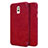 Housse Portefeuille Livre Cuir pour Samsung Galaxy C7 (2017) Rouge