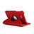 Housse Portefeuille Livre Cuir pour Samsung Galaxy Tab 3 Lite 7.0 T110 T113 Rouge Petit