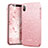 Housse Silicone Bling Bling Souple Couleur Unie pour Apple iPhone X Rose