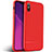 Housse Silicone Gel Serge pour Apple iPhone X Rouge Petit